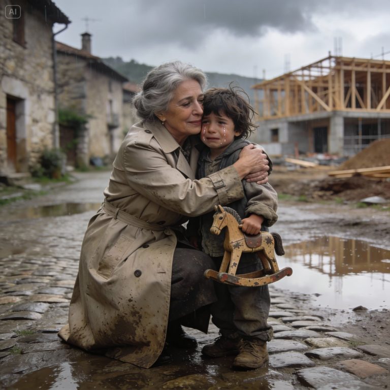 EL NIÑO MENDIGO QUE TODOS IGNORABAN SE LANZÓ AL RÍO HELADO PARA SALVAR A LA MILLONARIA QUE DESTRUYÓ SU CASA SIN SABERLO, Y EL DESTINO LES REGALÓ UN FINAL QUE TE HARÁ LLORAR DE EMOCIÓN